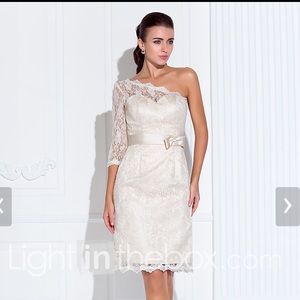 Lace Asymmetrical Prom/Cocktail/ Homecoming Dress